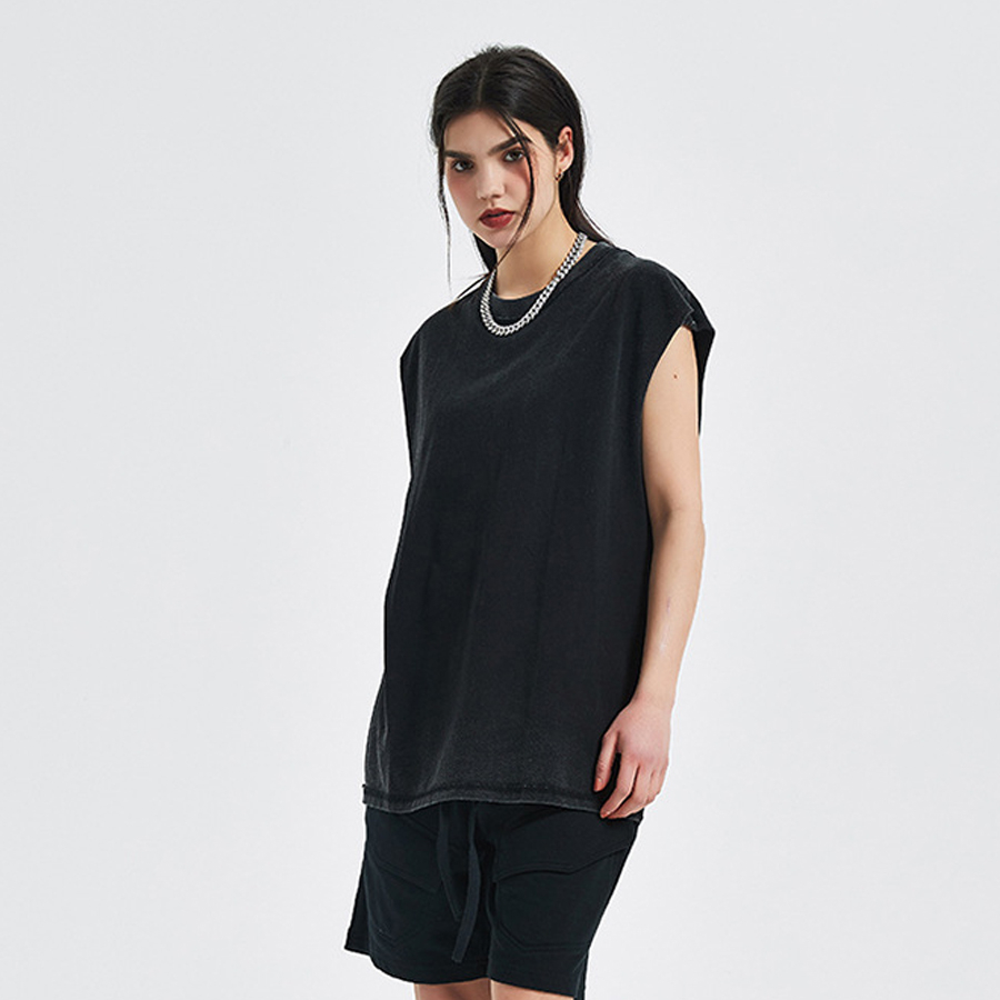 Áo thun ba lỗ Midi tanktop sát nách thể thao Unisex form rộng bigsize chất liệu cotton thấm hút mồ hôi