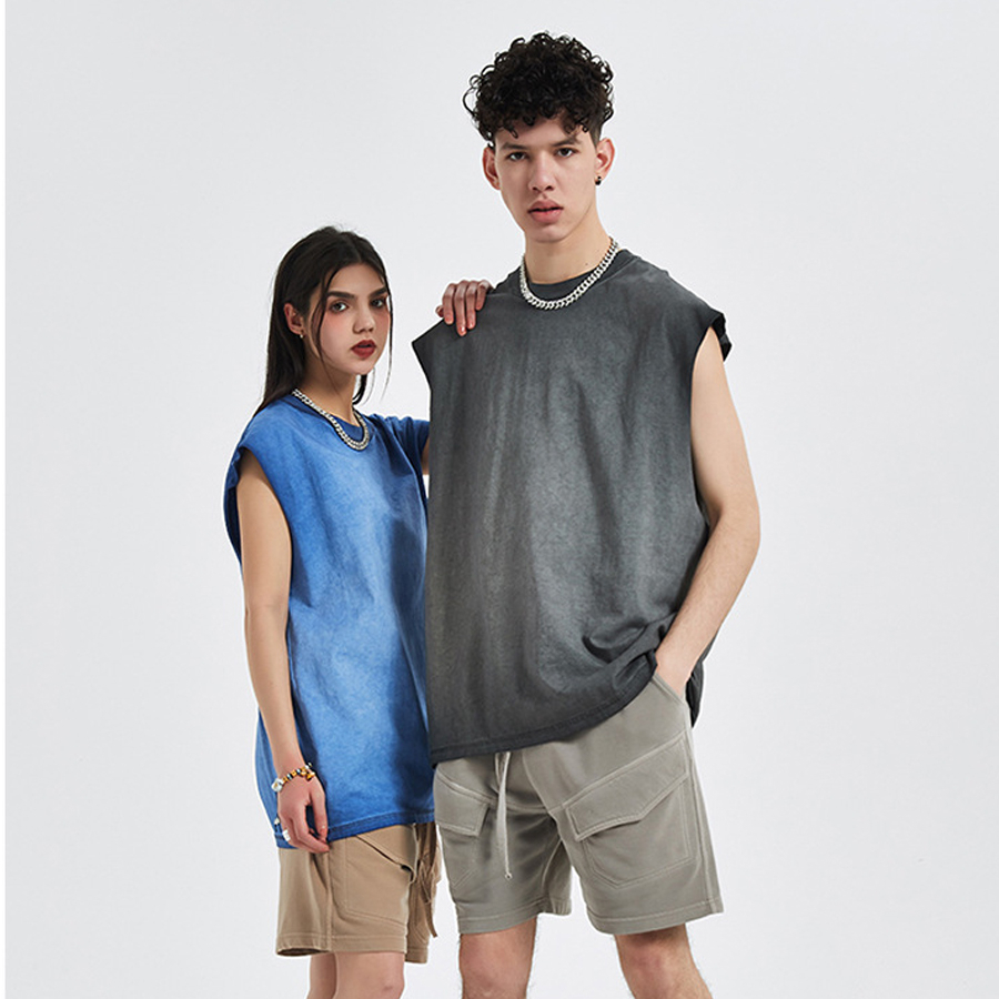 Áo thun ba lỗ Midi tanktop sát nách thể thao Unisex form rộng bigsize chất liệu cotton thấm hút mồ hôi