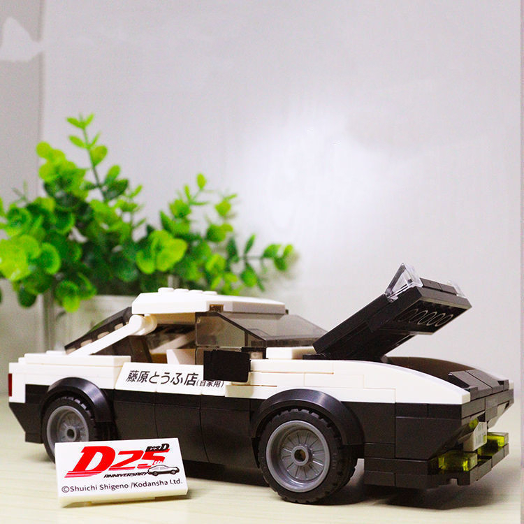 Lắp ráp mô hình technic cada 61024 SIÊU XE AE86 Trueno