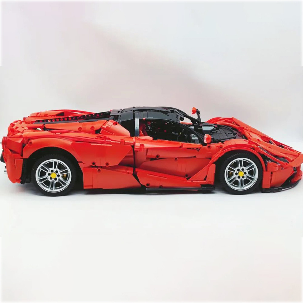 Lắp ráp mô hình technic cada 61505 Siêu Xe Ferrari Laferrari đỏ Bản Moc 1:8