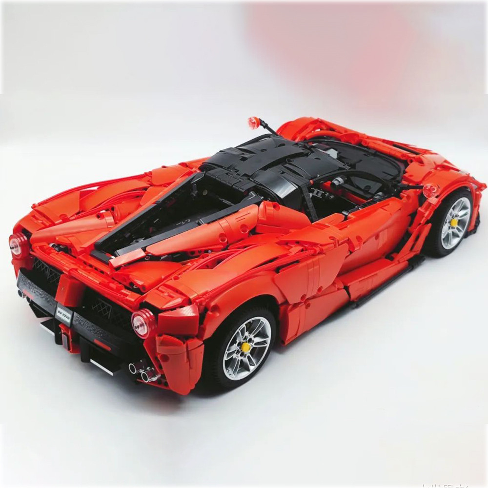 Lắp ráp mô hình technic cada 61505 Siêu Xe Ferrari Laferrari đỏ Bản Moc 1:8