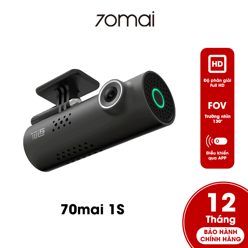Camera hành trình 70mai Smart Dash Cam 1S D06 Phiên Bản quốc tế 1080P Điều khiển qua App và giọng nói