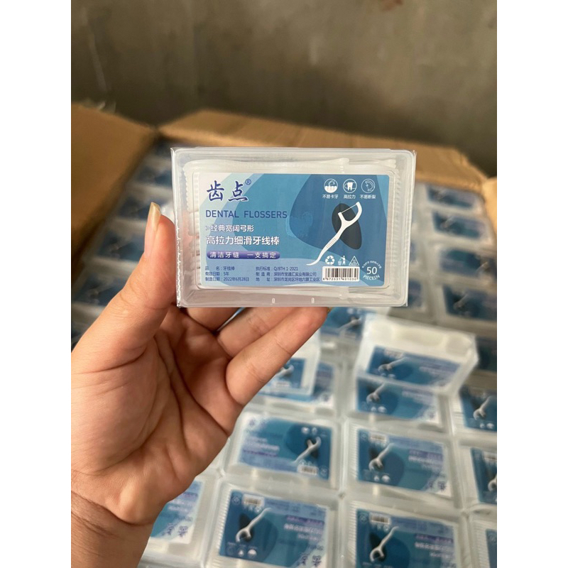 Combo 3 hộp tăm chỉ nha khoa