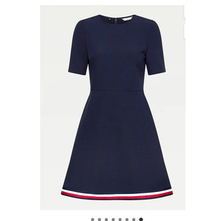 {2hand}{xô linen} Đầm Hiệu TM-size 6