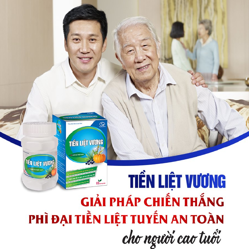 ✅Tiền liệt vương Tuệ Linh [Chính hãng] - Giảm tiểu đêm, hỗ trợ giảm phì đại tuyến tiền liệt - Hộp 60 viên