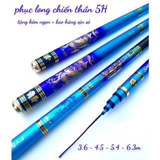 Cần câu tay Phục Long Chiến Thần 5H tặng kèm ngọn phụ