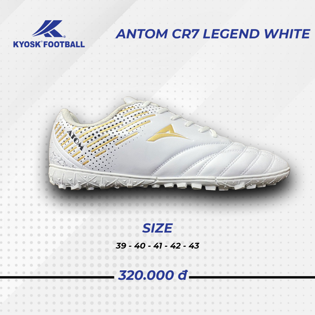 Giày Bóng Đá ATOM CR7 Dòng Cao Cấp - Đã Khâu FULL Đế