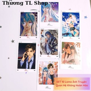 Set 10 lomo card ngẫu nhiên ảnh truyện.