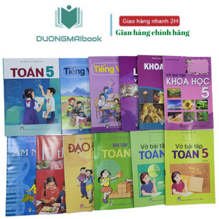 Bộ sách giáo khoa lớp 5 (2023) - 18 cuốn (bán kèm 3 bút chì)