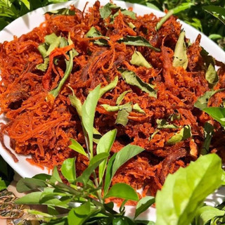 1 kg- khô bò sợi lá chanh