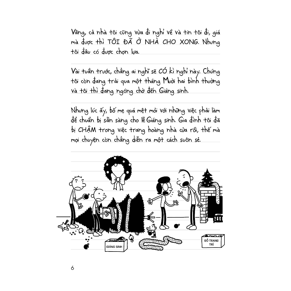 Sách - Nhật Ký Chú Bé Nhút Nhát bộ 6 tập 11,12,13,14,15,16 (diary of a wimpy kid) - Phiên bản tiếng Việt