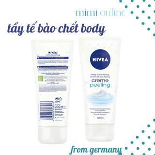 Kem tắm tẩy tế bào chết Nivea Peeling - Đức