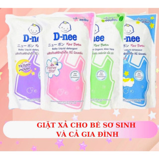 Nước giặt quần áo em bé dnee túi 1400ml/ 550ml - nước giặt xả thái lan - dathang1688