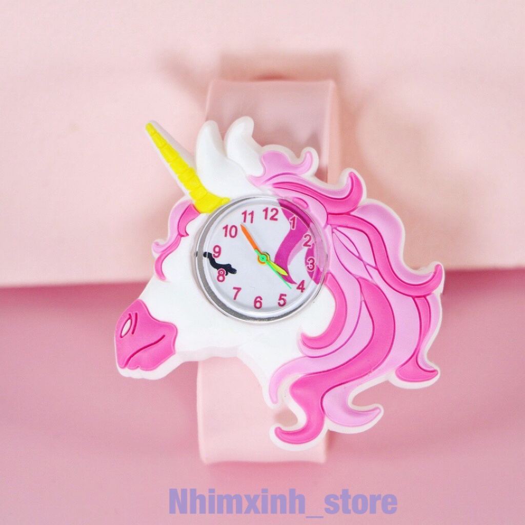 Đồng hồ đập tay ngưạ Pony dễ thương cho bé