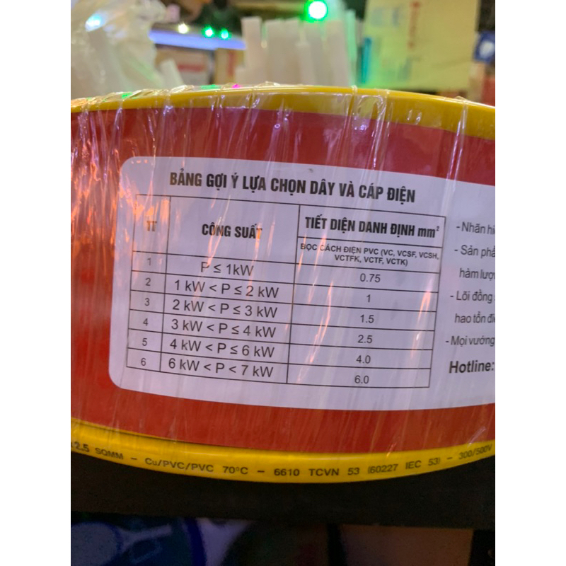 Dây Điện Đôi Cadisun Hàng Chính Hãng 2x0,75/2x1/2x1,5/2x2,5/2x4