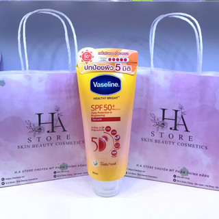 Sữa dưỡng thể trắng da chống nắng vaseline perfect serum 50x - 320ml