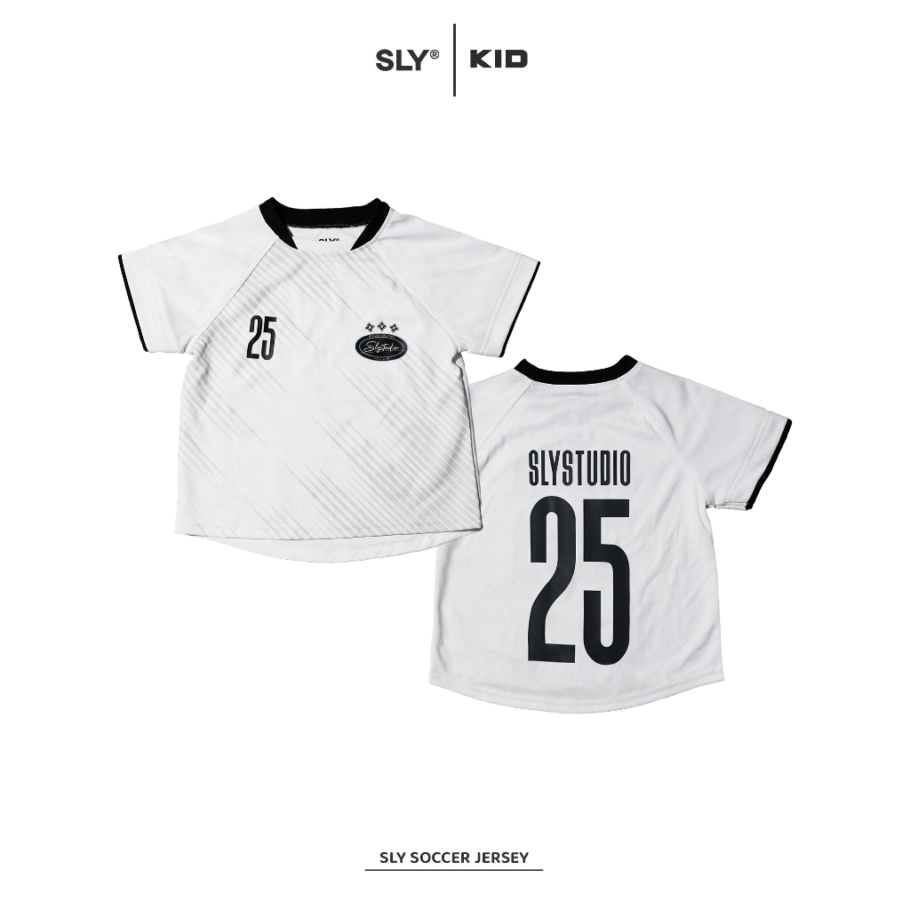 Áo thun SLY KID Soccer màu trắng