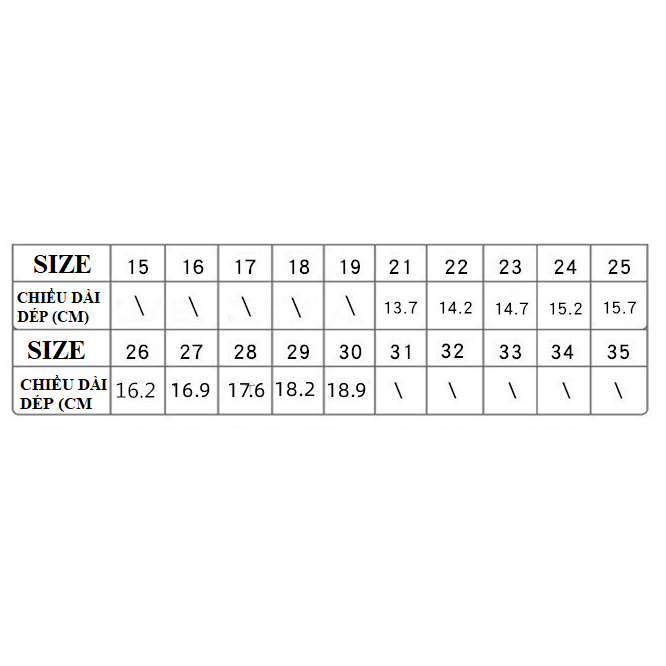 Dép sandal cho bé trai, bé gái mùa hè - Size 1-8 tuổi