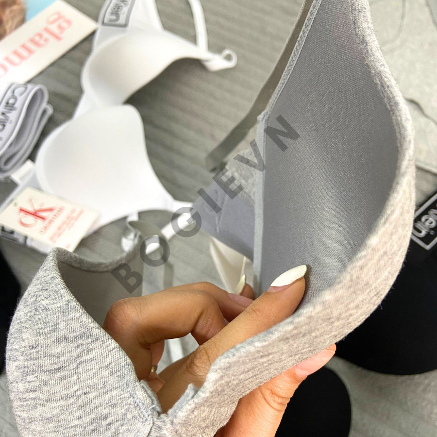 Set Bra Calvin Klein nâng ngực chất cotton mút liền có gọng - CK10