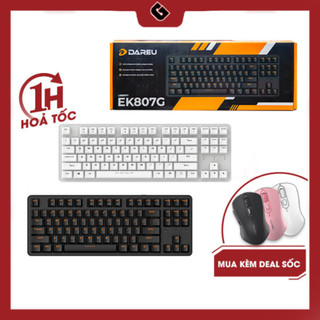 Bàn phím cơ gaming không dây dareu ek807g - hàng chính hang