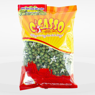 Đậu hà lan sấy giòn vị tỏi ớt o'casso gói 100g