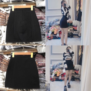    M30 _ 85   Chân váy chữ A dáng ôm  ngắn chất umi co giãn 4 chiều có quần trong siêu tôn dáng che khuyết điểm 