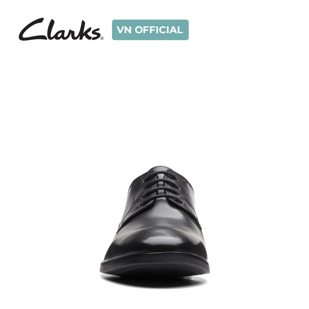 Giày Tây Da Nam Clarks Bradish Lace màu đen