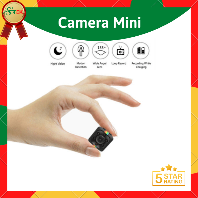 Camera Mini Siêu Nhỏ Độ Nét Cao Quay Phim Ban Đêm 1080P Siêu Nét