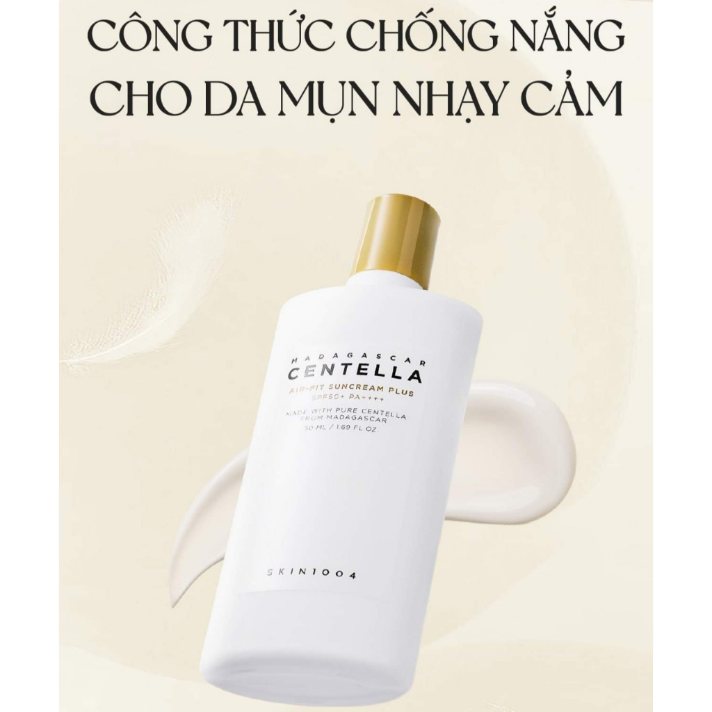 Kem chống nắng Skin1004 Madagascar Centella Air-Fit Suncream Plus 50ml