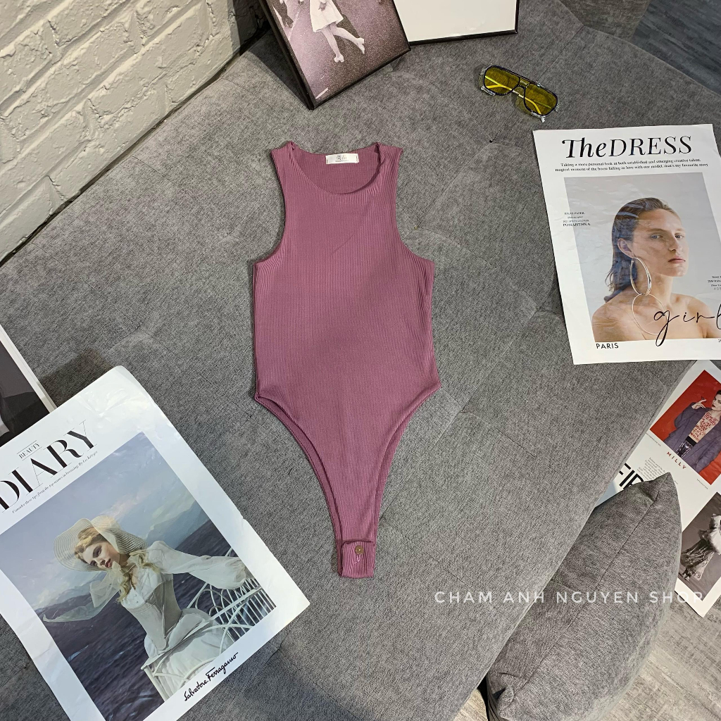 Châm Anh Nguyễn Áo Bodysuit Ba lỗ A1 Châm Anh