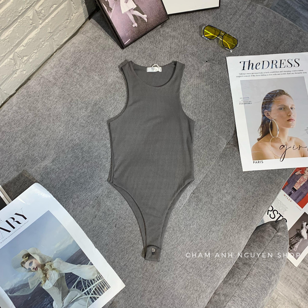 Châm Anh Nguyễn Áo Bodysuit Ba lỗ A1 Châm Anh