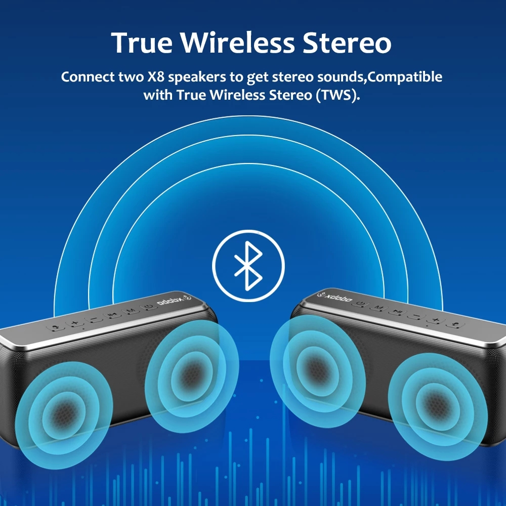 Loa Bluetooth Xdobo X8ii công suất 60W-Bảo hành chính hãng 12 tháng