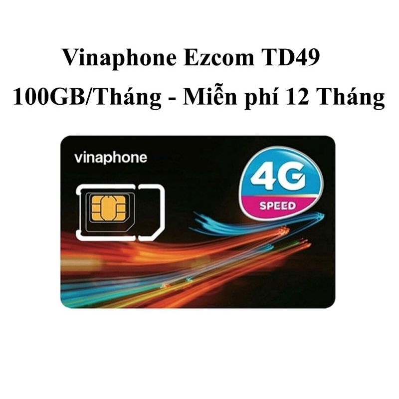 Sim vào mạng trọn gói 1 năm 100GB/tháng tốc độ cao, hết tốc độ cao vẫn vào mạng bình thường