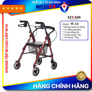 [Chính Hãng] Khung tập đi, tập phục hồi chức năng cao cấp Lucass W14 cho người lớn, người tai biến