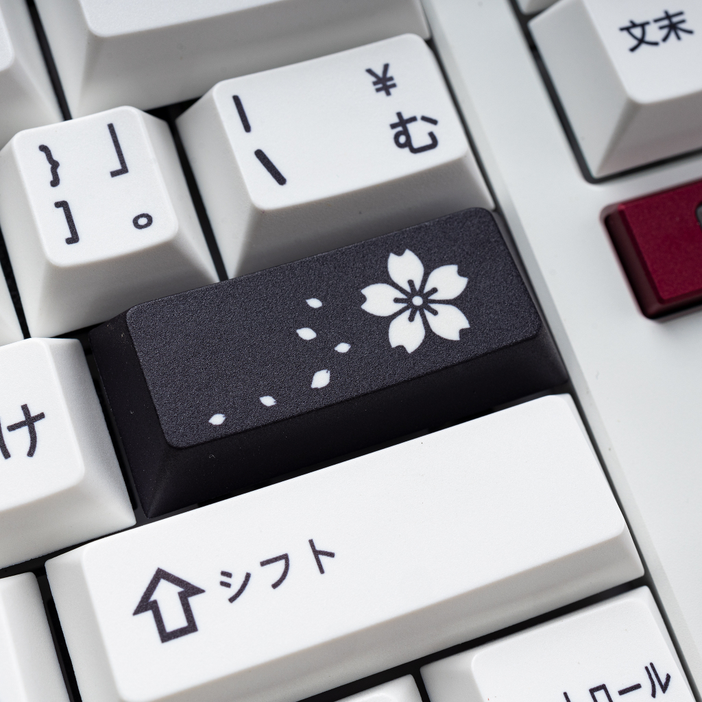Keycap Japan Sakura | Keycap nhựa PBT 130 nút in nhiệt