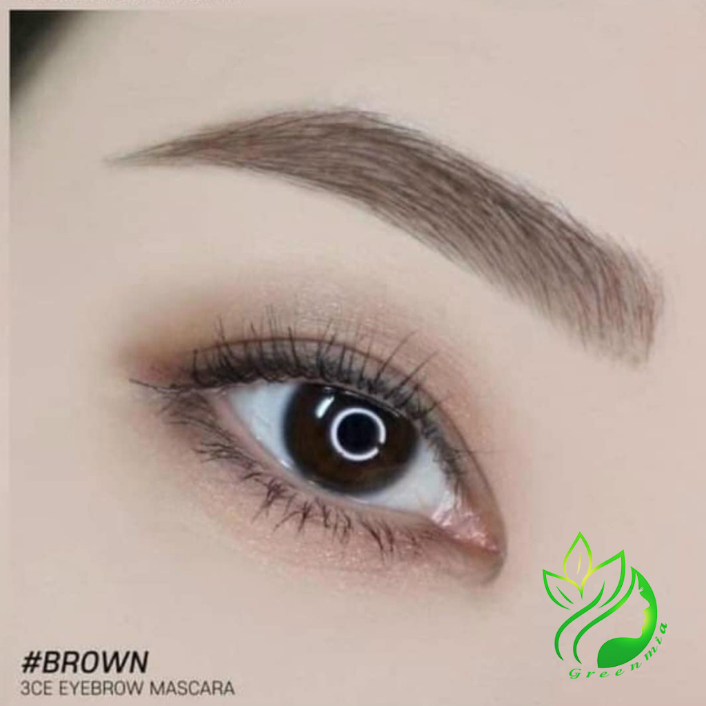 Mascara Lông Mày 3CE EYEBROW MASCARA #BROWN 4g Chuốt Lông Mày Tone Tự Nhiên