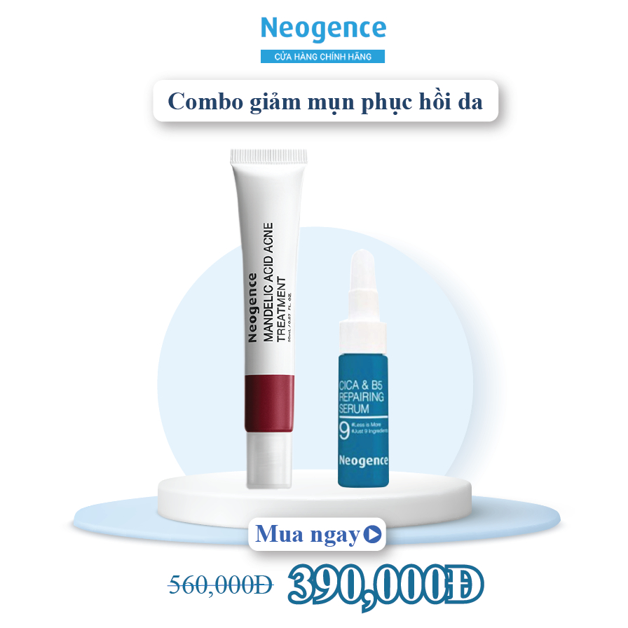 Combo Tinh chất và Serum B5 Neogence giảm mụn phục hồi săn chắc da