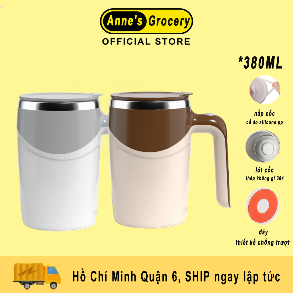 Cốc cà phê khuấy tự động từ tính Thép không gỉ 304 380ml Cốc cách nhiệt thông minh