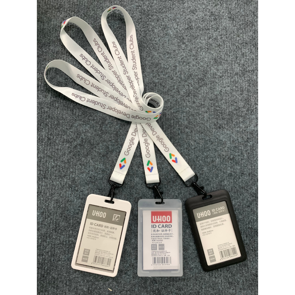 Dây đeo thẻ Google Developer Student Clubs, Dây đeo thẻ Google, Dây đeo thẻ sinh viên, Bộ dây đeo thẻ Hàn Quốc