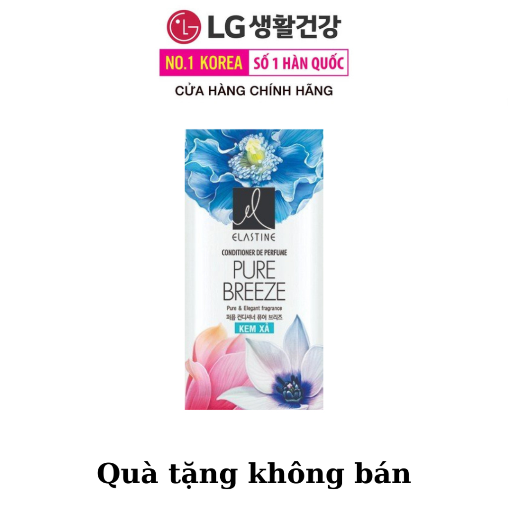 [Quà tặng không bán] Combo 12 gói Dầu xả Pure Breeze Elastine 6ml/gói