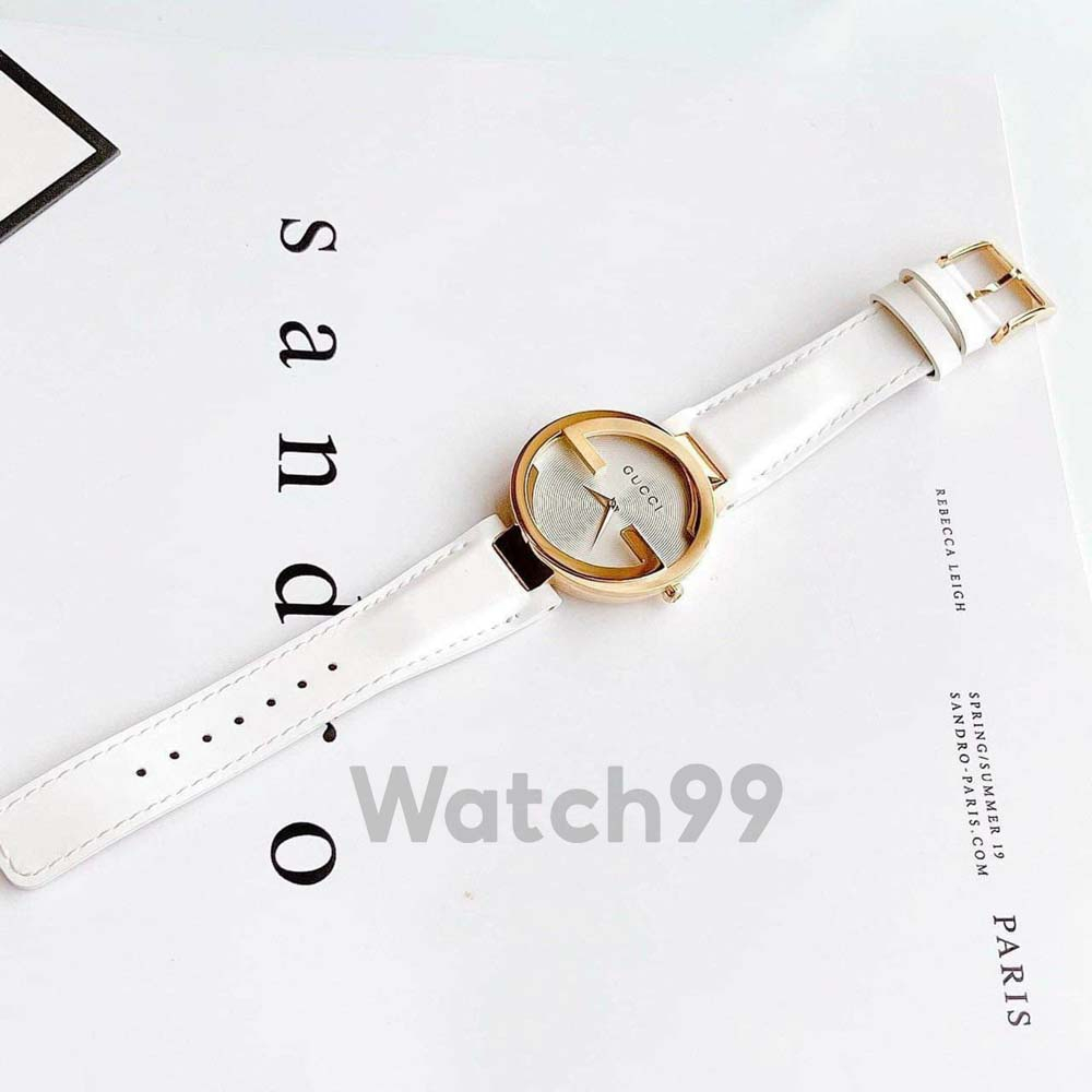Đồng hồ nữ G.u.c.c.i YA133301 mặt đồng hồ là 2 chữ G lồng vào nhau độc đáo cá tính | BigBuy360 - bigbuy360.vn