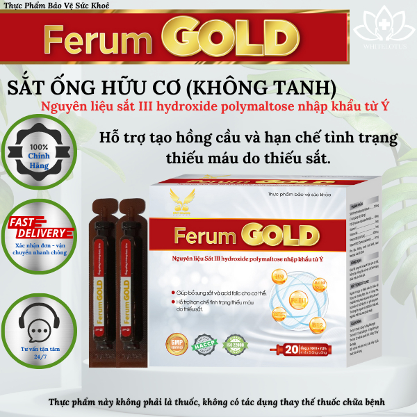 Siro Bổ Sung Sắt Không Tanh - Ferum Gold