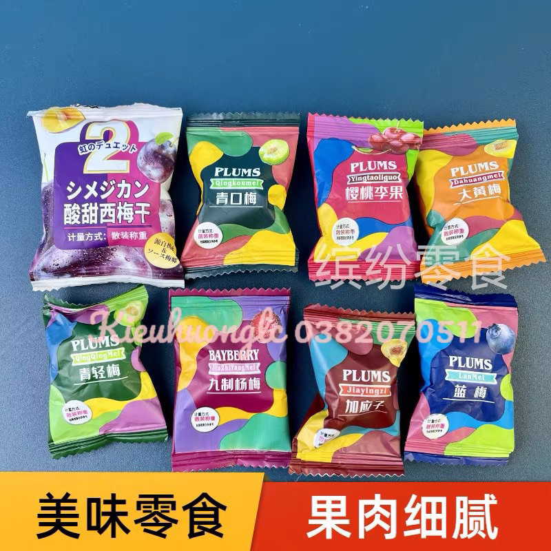 Ô Mai Cầu Vồng Mix 8 Vị Xinrongyuan Gói 500g