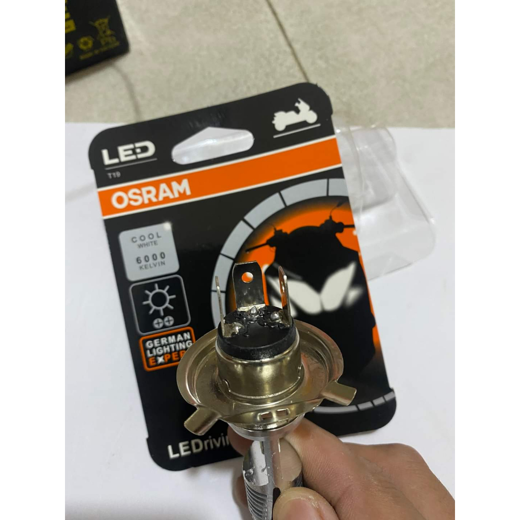 OSRAM Bóng Đèn Pha LED HS1 H4 Xe Máy T19 Bóng Đèn LED OSRAM Động Cơ Chùm Tia HI / LO