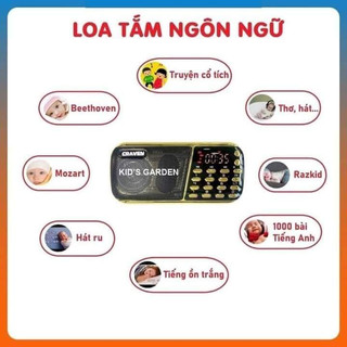 Loa tắm ngôn ngữ cho bé