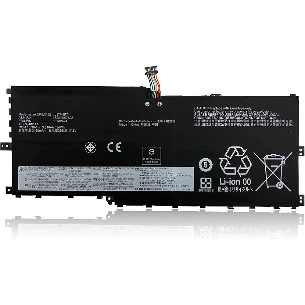 Pin laptop Lenovo ThinkPad X1 Yoga 3rd Gen Series Notebook, X1 YOGA GEN 3 (CORE I THẾ HỆ 8 2018) L17