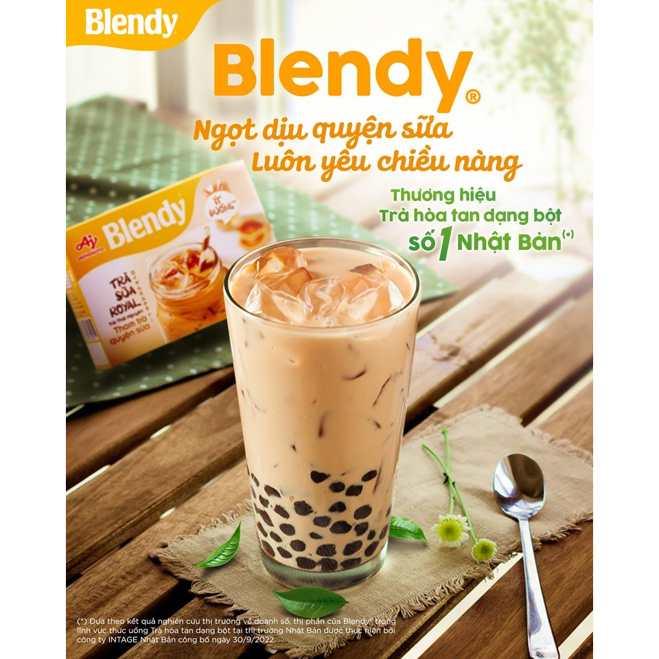 Combo 2 Hộp Trà sữa Royal Blendy® 144g/Hộp (1 Hộp 8 Gói)