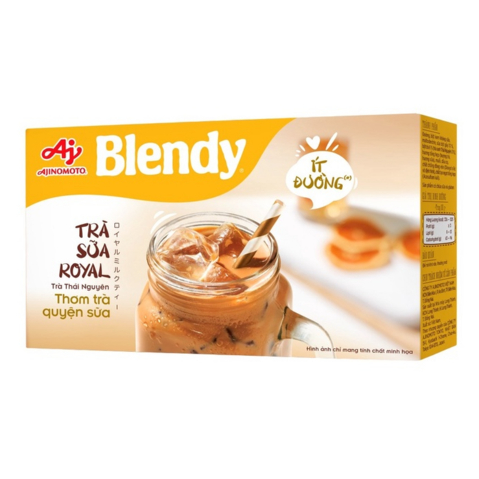 Combo 2 Hộp Trà Matcha Sữa 160g/Hộp và Blendy® Trà Sữa Royal 144g/Hộp