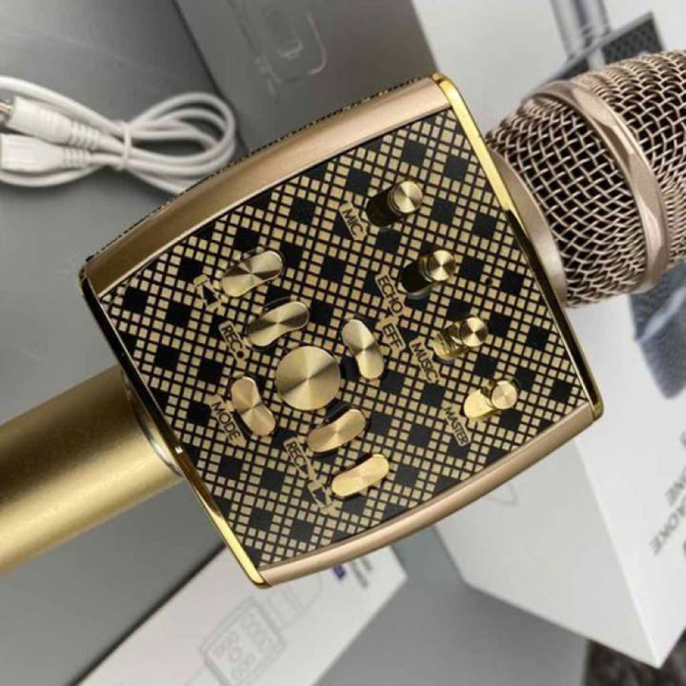 Micro Karaoke Bluetooth YS95, Mic Hát Karaoke Bluetooth Không Dây Kèm Loa Hát Cực Hay Mic Hát Cực Nhẹ - Hút Âm Tốt