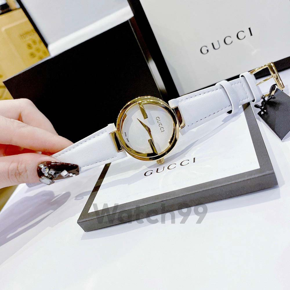 Đồng hồ nữ G.u.c.c.i YA133301 mặt đồng hồ là 2 chữ G lồng vào nhau độc đáo cá tính | BigBuy360 - bigbuy360.vn
